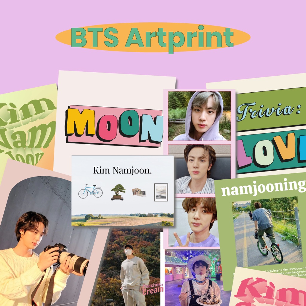 BTS Art Print / Wall Print / Wall Decor