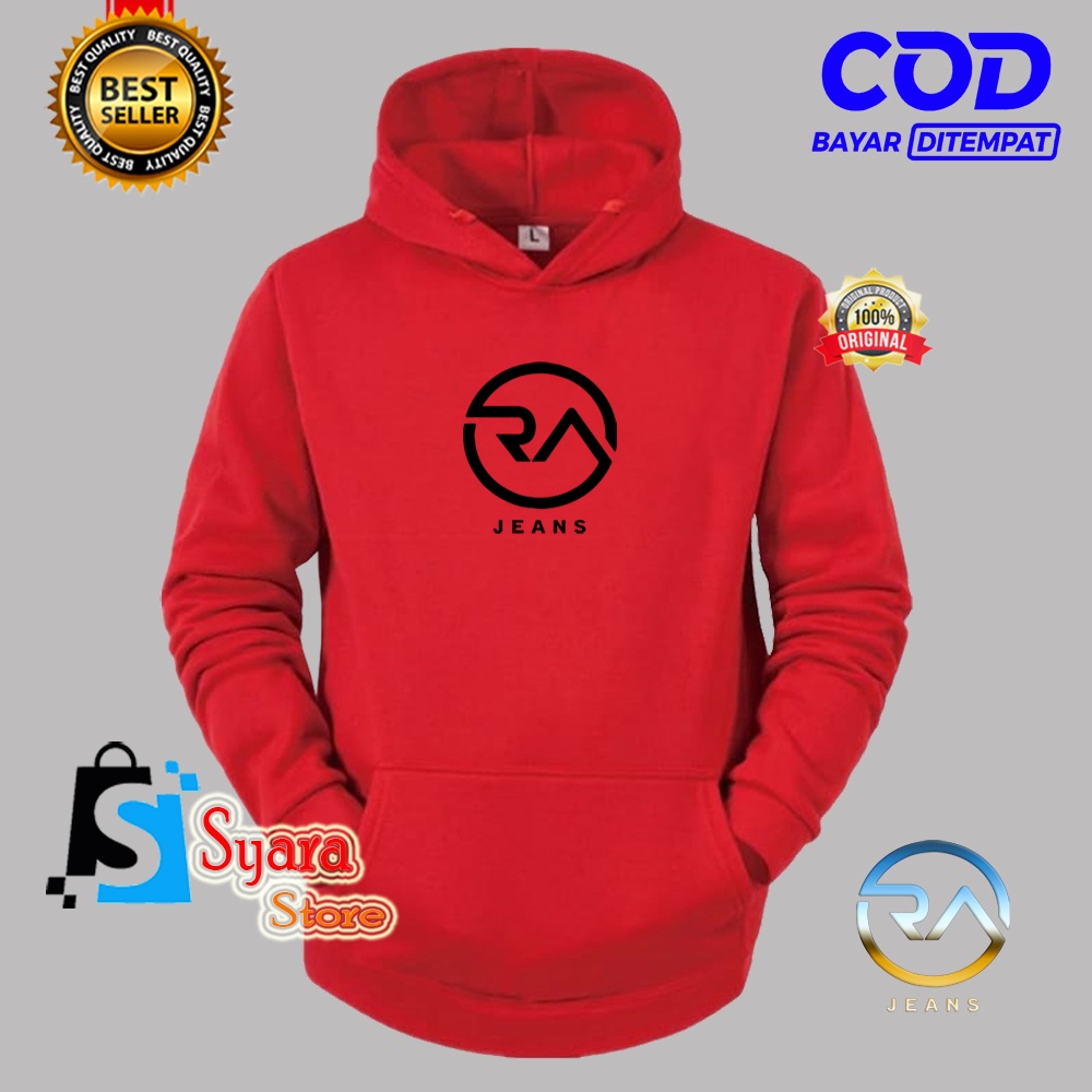 Sweater Hoodie / Hoodie RA Jeans Hitam / Jaket Hoodie Distro / Jaket Tebal / Jaket Sweater / Jaket M