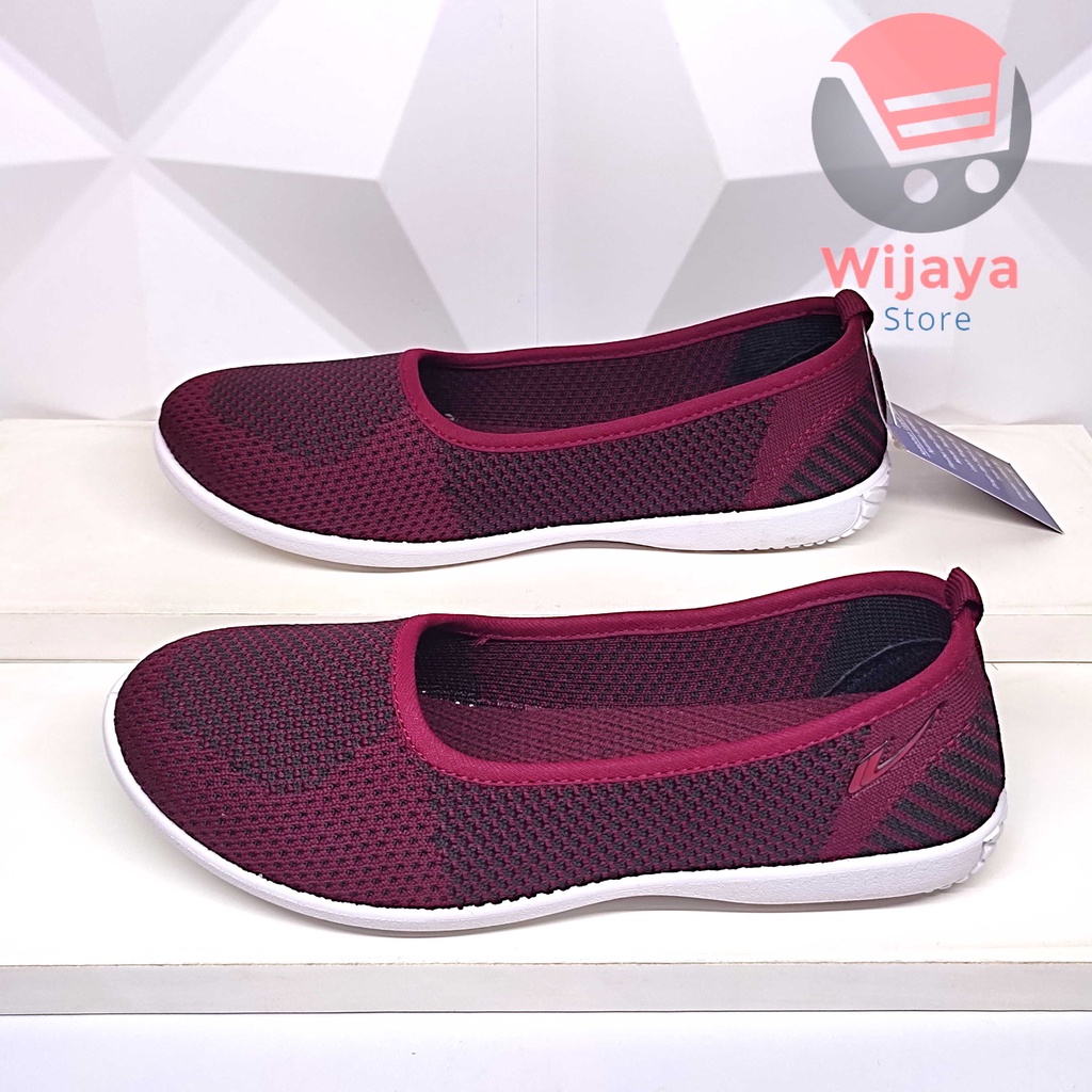 Sepatu Slip On Rajut Wanita New Era Berries Model Flat Ballerina yang Nyaman dan Modis