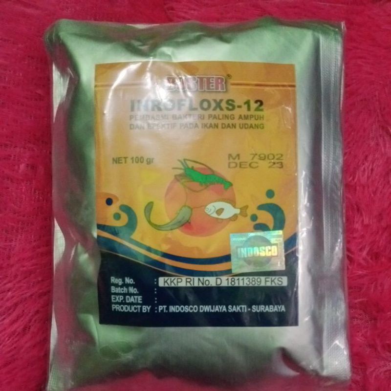

Boster Inrofloxs-12 (bubuk)(perikanan)