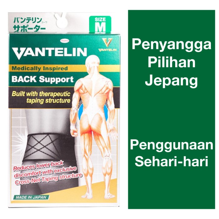 PKEG48 VANTELIN SUPPORT KNEE &amp; SUPPORT ANKLE PENOPANG LUTUT DAN TUMIT