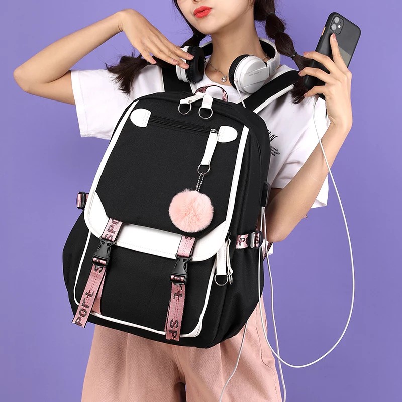 Charyatink - Tas Ransel tas sekolah backpack kpop korean style lokal