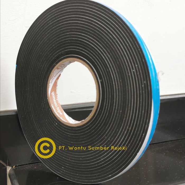 single foam tape hitam 15mm x 10m x 3mm