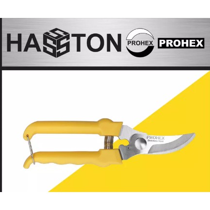 HASSTON PROHEX Gunting bunga, gunting tanaman Gunting Dahan Stek Ranting Besi Pruning Shears