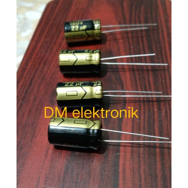 elco 22uf 160V original harga 10pics