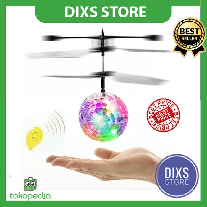 Mainan RC Bola Terbang Lampu - MIni Drone