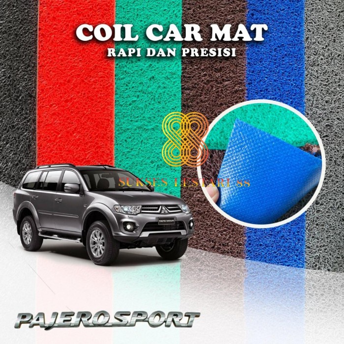 KARPET MOBIL PREMIUM MITSUBISHI PAJERO SPORT FULL BAGASI MIE BIHUN