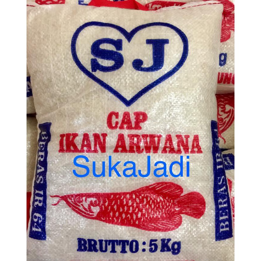 

Ready Stok Beras Cap Ikan Arwana @ 5kg Terlaris