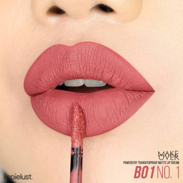 ❤ MEMEY ❤ MAKE OVER POWERSTAY Transferproof Matte Lip Cream