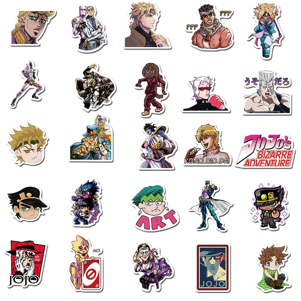 JB002 – Sticker / Stiker / Alat Tulis Anime Manga Cosplay Jepang Jojo’s Bizarre Adventure