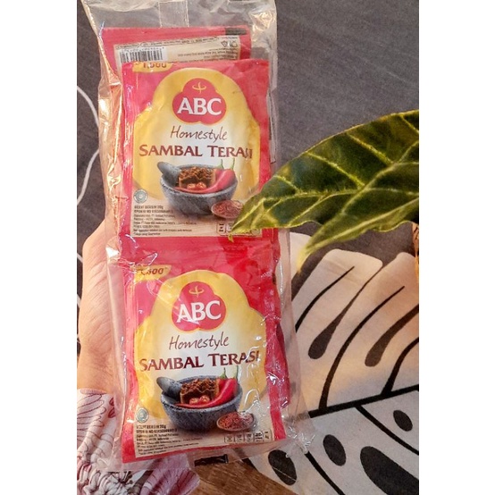 Sambal Nusantara Terasi ABC renceng 18gr x 10pcs / Sambal Uleg 20gr x 10pcs