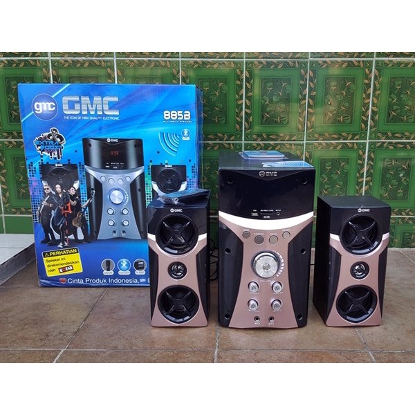 Speaker Bluetooth GMC 885B Speaker Multimedia Bisa Karaoke Bergaransi Resmi 1 TAHUN MANTAP