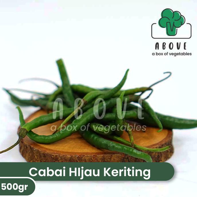 

Cabai/Cabe Hijau Keriting (500gr) - Sayur ABOVE