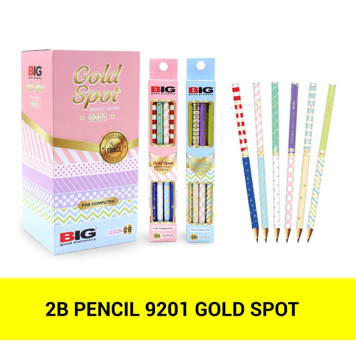 

Pensil BIG 2B 9201 Gold Spot