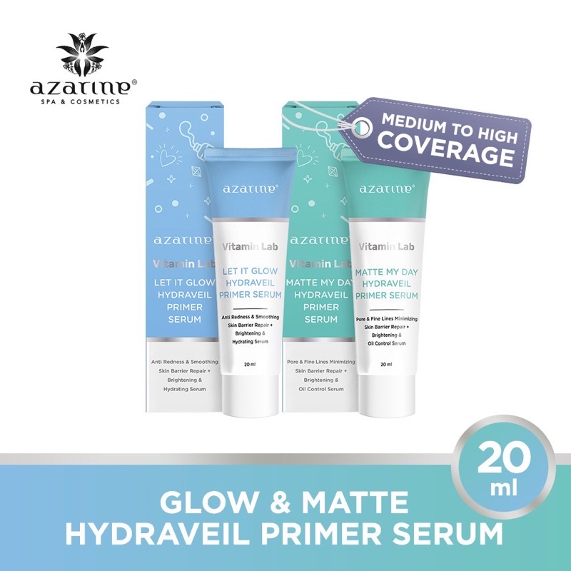 AZARINE vitamin lab matte my day hydraveil primer serum ORIGINAL