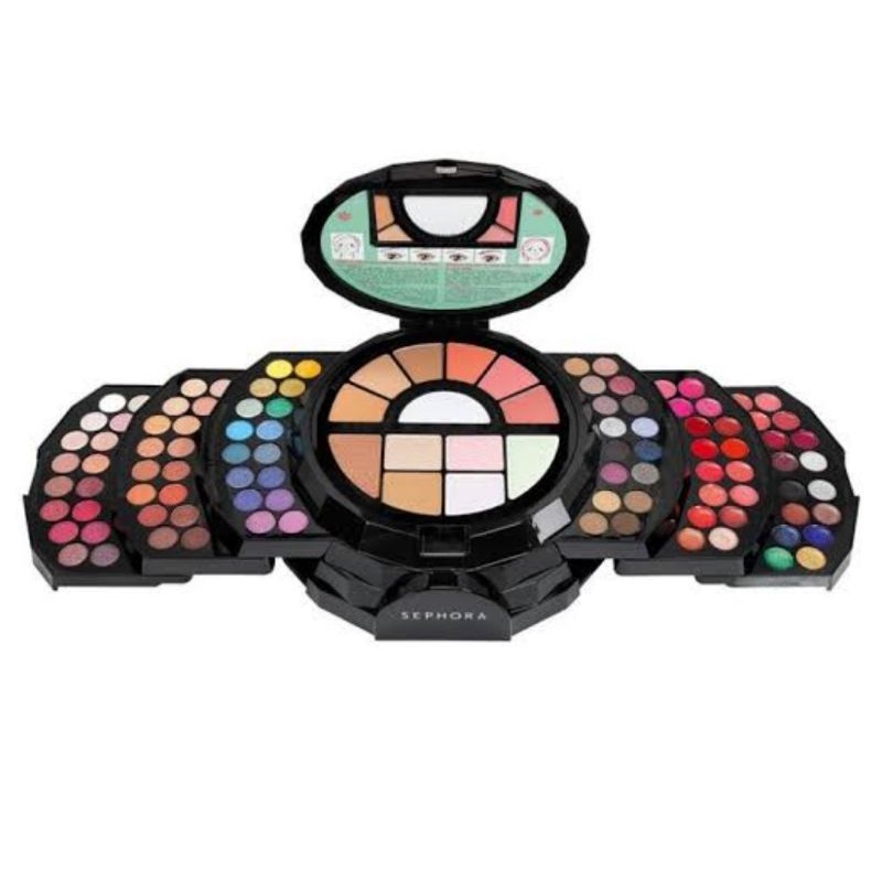 SEPHORA IGLOO PALACE PALETTE MAKEUP LIMITED EDITION preloved 95% istimewa