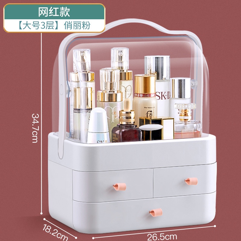 (4KG) SHENAR COSMETIC STORAGE BOX/RAK ORGANIZER/RAK SKINCARE/RAK PENYIMPANAN KOSMETIK/RAK KOSMETIK/TEMPAT PENYIMPANAN/BOX SKINCARE/BOX KOSMETIK