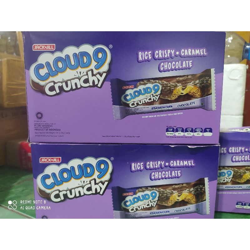 

Cloud 9 Cruncy Coklat /Vanila isi 24 pacs