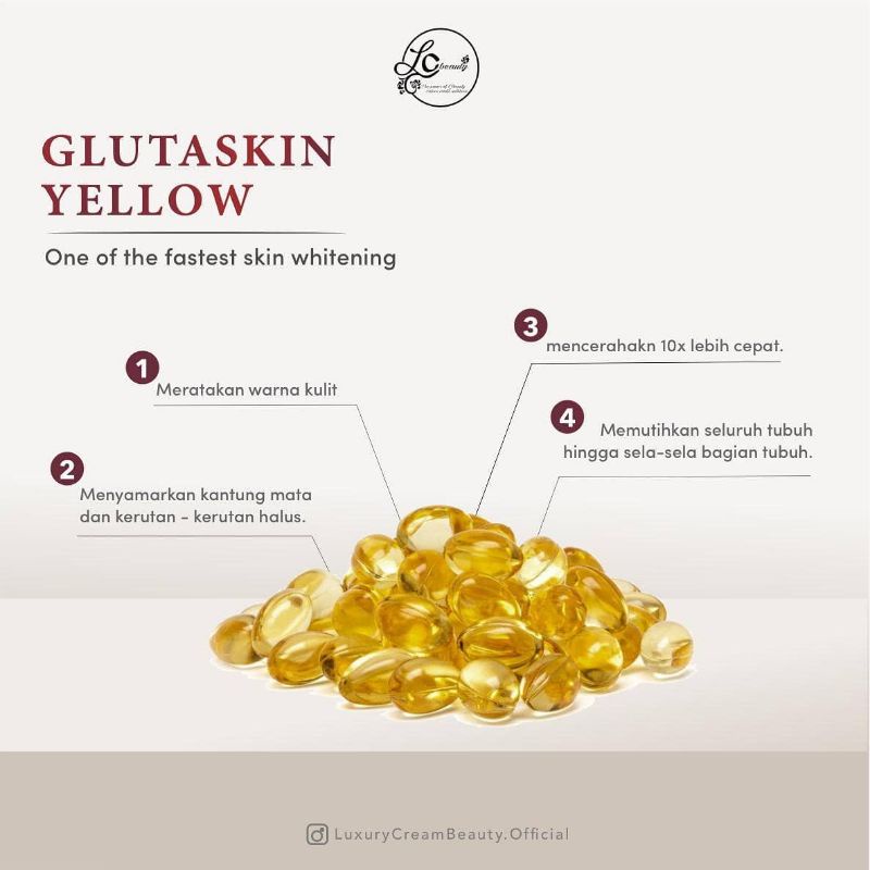 GLUTASKIN YELLOW (Capsul perbox & kapsul perkaplet)