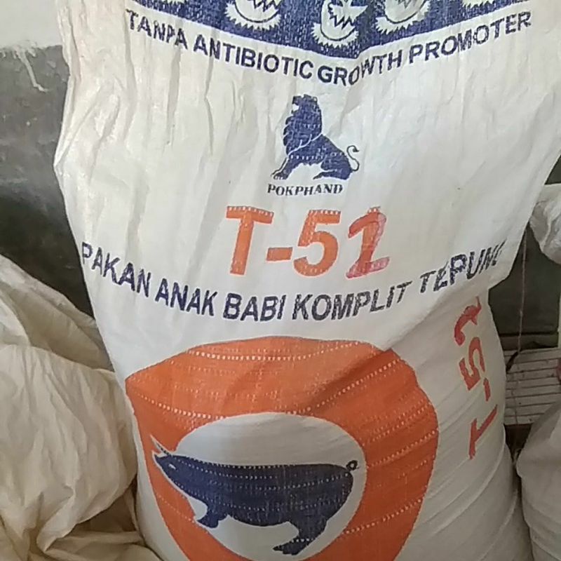 T-52 Pur Babi Pakan Anak Babi Pakan Ayam 50 Kg