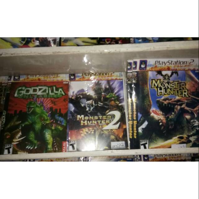 KASET PS2 MONSTER HUNTER/GODZILLA KUALITAS TERJAMIN