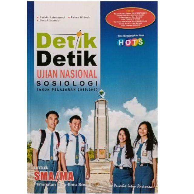 Buku Detik detik UN SMA MA Intan Pariwara 2019/2020 detikdetik UNBK SMA-UN Sosiologi
