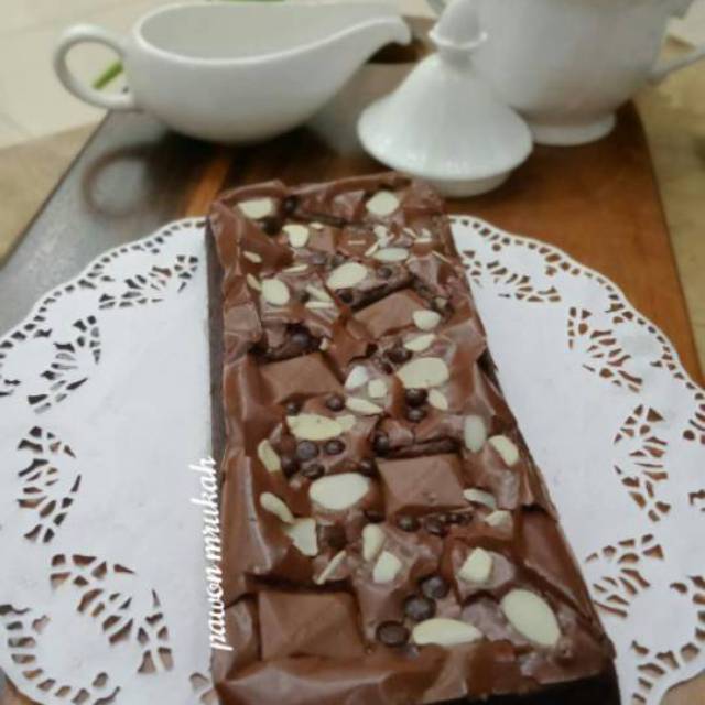 

Brownies coklat toping silverquen