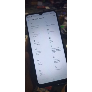 realme c11 2021 2/32  2nd batangan