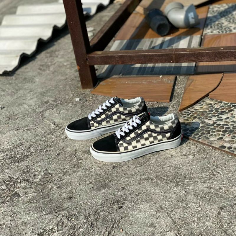 Vans Oldskool checkerboard Blur