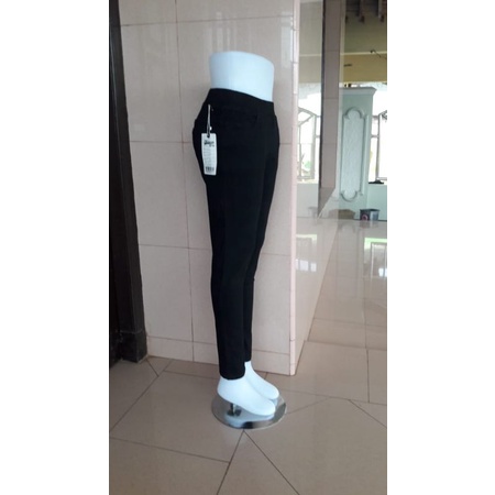 CELANA JEANS LEGGING pinggang karet