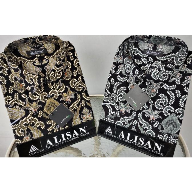 ALISAN Original Kemeja Batik Lengan Pendek - Jumbo Size - 18 - 19
