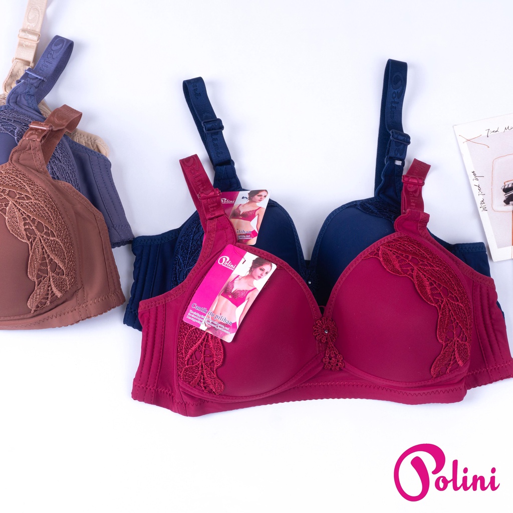 BEE - Bra Bh Polini Push Up / Bh Busa Tanpa Kawat Ukuran Besar 555