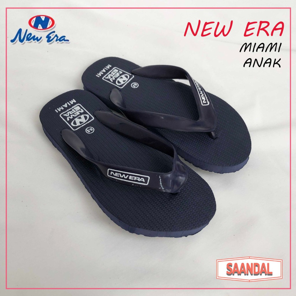 Sandal Jepit Anak New Era Miami TG Tanggung (bisa eceran)