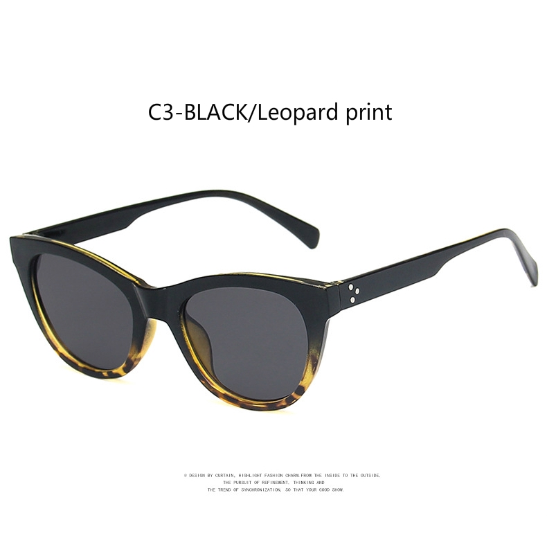 Fashion cat eye retro European and American men's and women's sunglasses