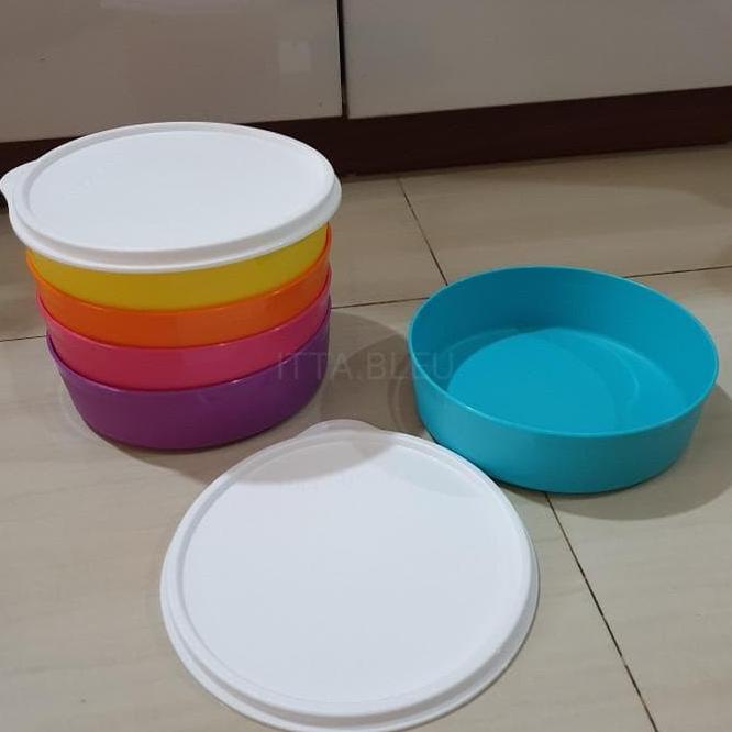 Tupperware | Tuper ware | Tuperware Lunch Box Kotak Makan Tempat Makan Bulat (Set) 5Pcs