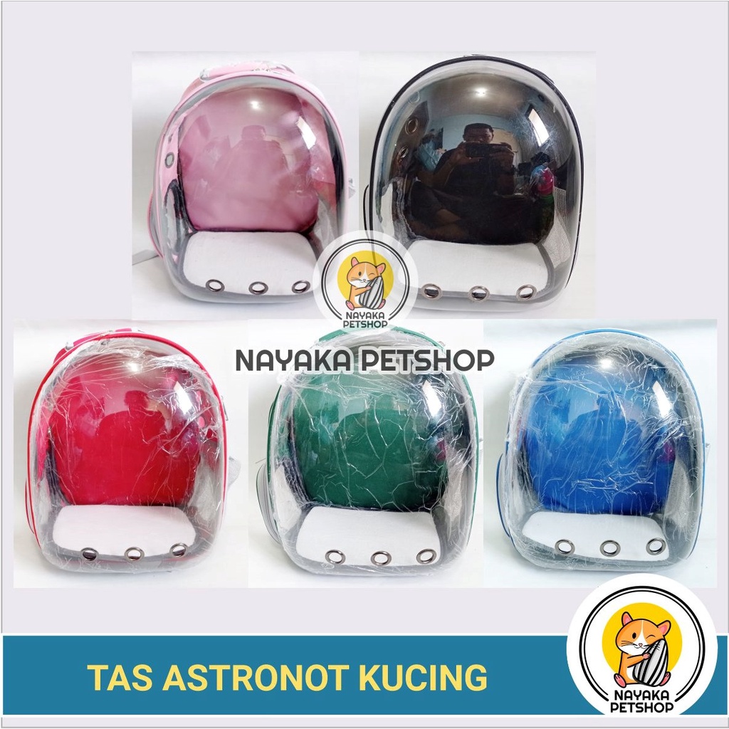 Tas Astronot Kucing Murah Pet Carrier Ransel Gendong Travel Kucing