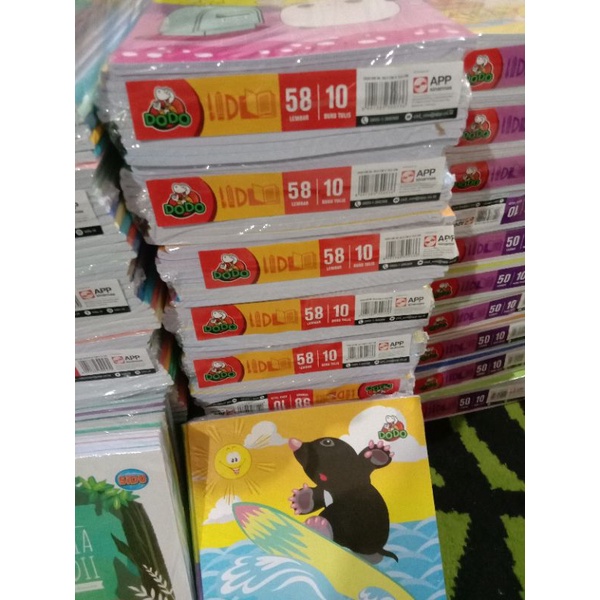 BUKU TULIS DODO ISI 58