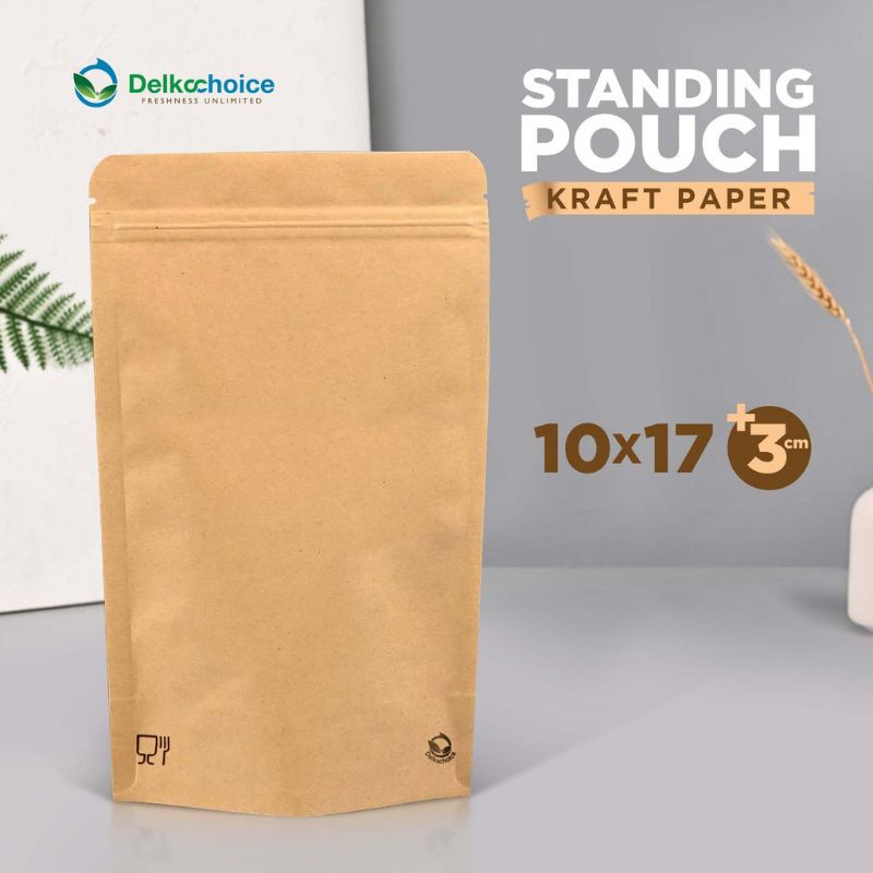 Standing Pouch Kraft Non Window Plastik Kemasan