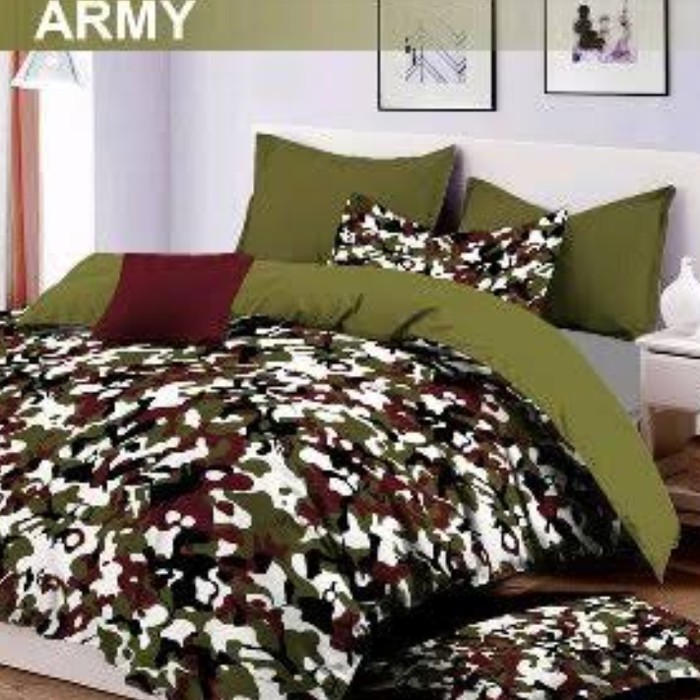 sprei & bedcover set motif army