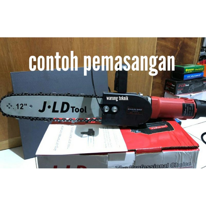 Jual Jld Electric Chainsaw Adapter Adaptor Konverter Chainsaw Untuk Gurinda Tangan Shopee