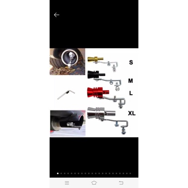 penyiul turbo knalpot motor/mobil