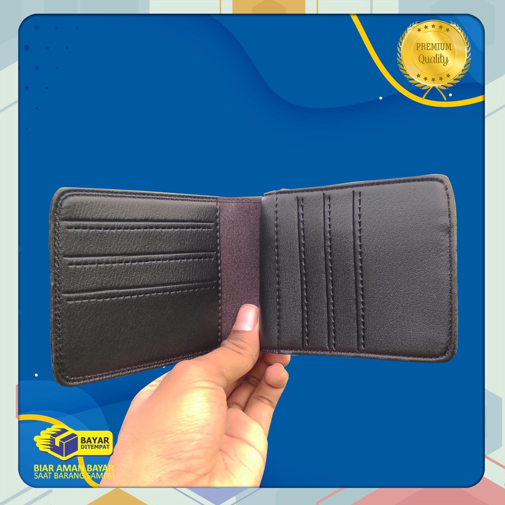 AMT Cloth's Fashion Dompet Pria amt pendek Bahan Kulit sintetik