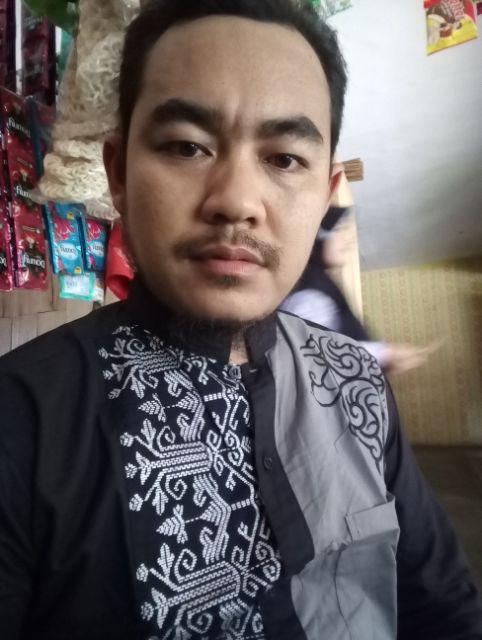 Kemeja Batik Pria Lengan Panjang Casual Katun Size M L Xl Xxl