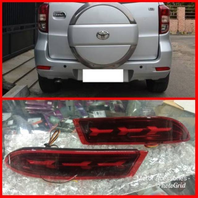 Reflektor Lampu Belakang Led Avanza Rush Terios Reflektor Bemper Belakang Avanza Rush Terios