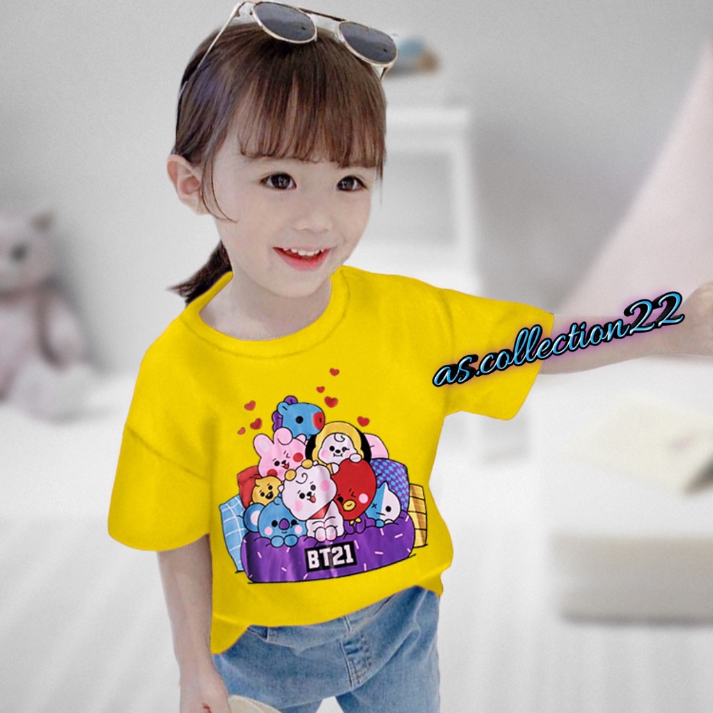 KAOS Anak perempuan BTS//USIA 1-12 TAHUN