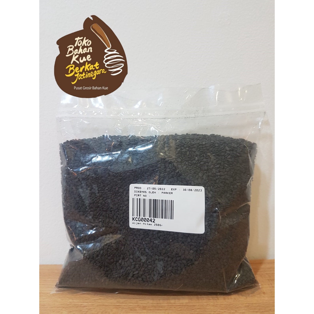 

BIJI WIJEN HITAM MENTAH / RAW BLACK SESAME REPACK 250 GRAM