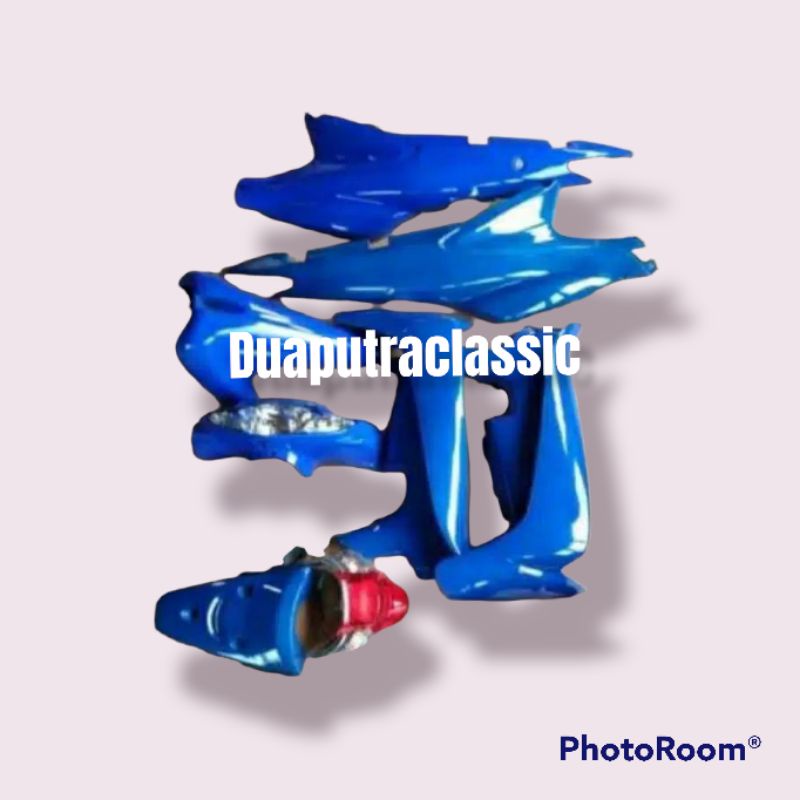 full set cover body smash old smash lama warna biru