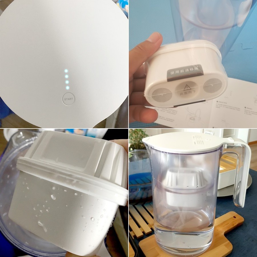 Mijia Water Filter Pitcher Kettle Teko thermos Penyaring Air Elektrik