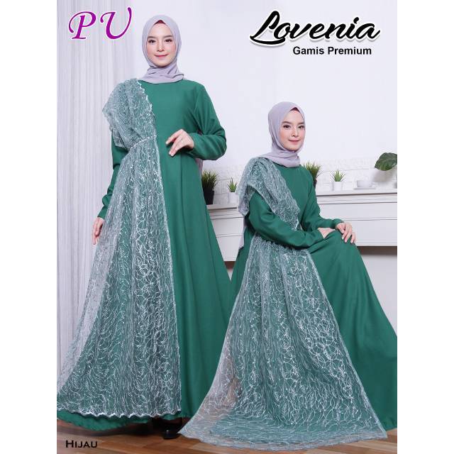 Gamis Pesta Mewah LAVENIA Gamis Kondangan Muslimah Bridesmaid Pesta