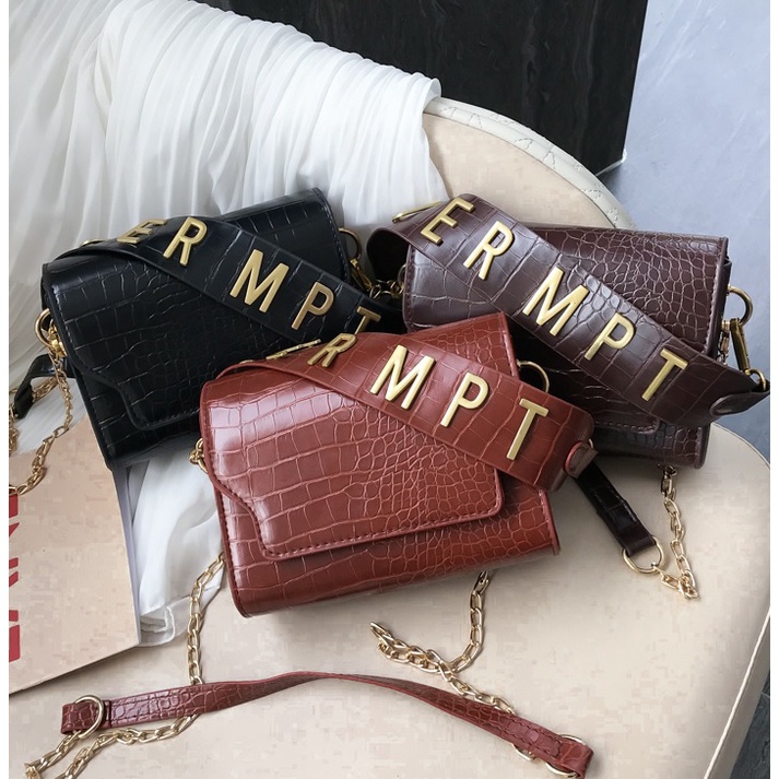 BJ81461 - BLACK/LIGHTBROWN/DARKBROWN - TAS WANITA FASHION IMPORT MODIS ELEGAN TERMURAH TERLARIS TERBARU BAGSTORE JAKARTA TAS BATAM GT1461